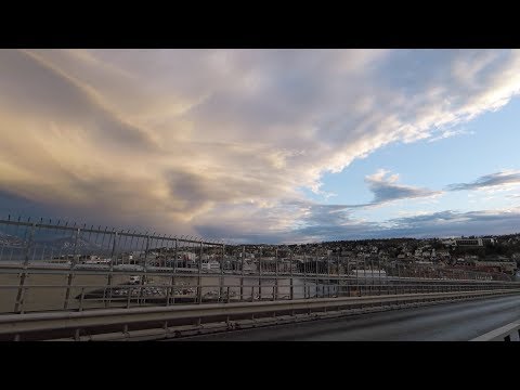 Midnight sun - polar day in Norway, Tromso