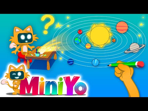 Canlanan Resim Defteri | Güneş Sistemi Çizimi | + Gezegenler Şarkısı