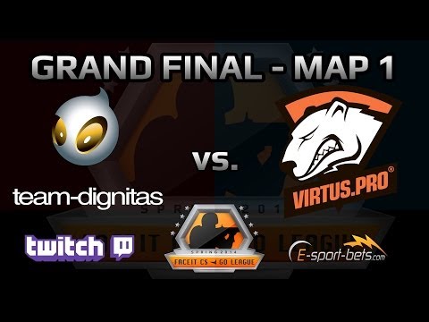 Dignitas vs. Virtus Pro - GRAND FINAL MAP 1 PART 2 - CS:GO Spring League Playoffs
