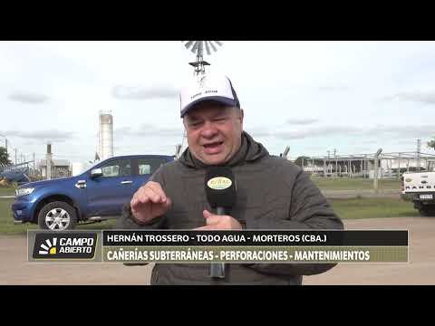 Todo Agua brinda servicio de cañerías subterráneas, perforaciones y mantenimiento / Morteros (Cba.)