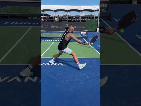 A pickleball qualifier pulls of a huge upset of Tyson McGuffin