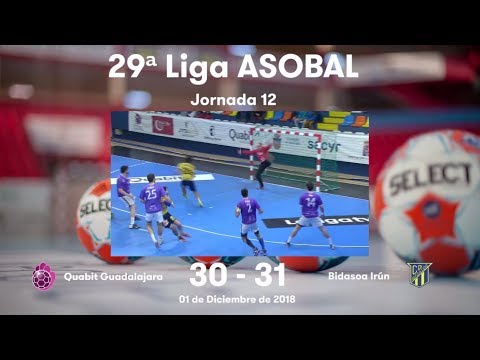 LIGA ASOBAL J12: Quabit Guadalajara - Bidasoa Irún 30-31