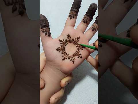 kids hand simple mandala mehandi design 😍#kids #hand #simple #mandala #mehndi #design
