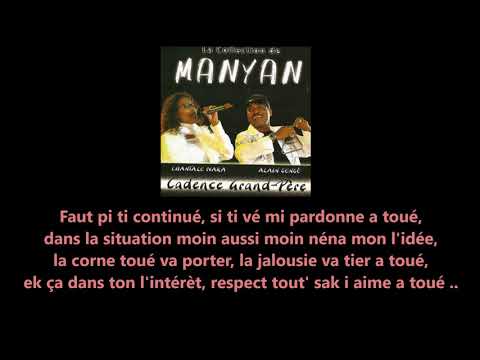 Commérage ménage - Manyan - Paroles