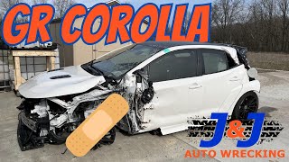 2023 Toyota GR Corolla Circuit Edition Part Out: J & J Auto Wrecking Test Video Stock # RPTY073