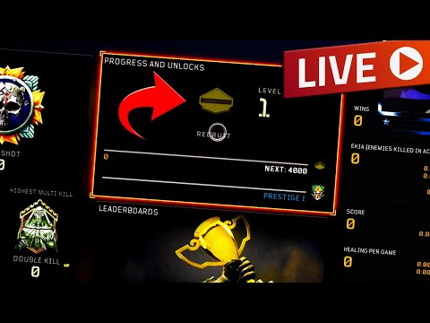 I AM LEVEL 1 ON BLACK OPS 4... / ROAD TO LEVEL 1000 BEGINS? / COD BO4 MULTIPLAYER / 🔴 LIVE 🔴
