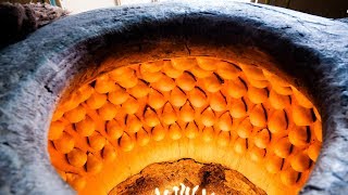 Central Asian Food - TEARDROP SOMSA (SAMOSA) and HUGE UZBEK DINNER in Tashkent, Uzbekistan!