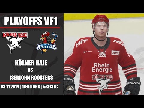 Kölner Haie - Iserlohn Roosters [Playoffs: Viertelfinale] | NHL 20 DEL Saison #053