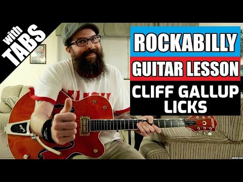 Rockabilly Licks in G - Learn to solo like Cliff Gallup w/tabs