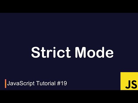 Javascript Tutorial 19 Strict Vs Sloppy Mode Javascript Strict Mode