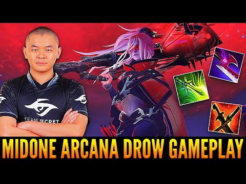 👉 MIDONE With New Arcana Drow Ranger Giving No Chance For Enemies - Lane And Whole Game Domination
