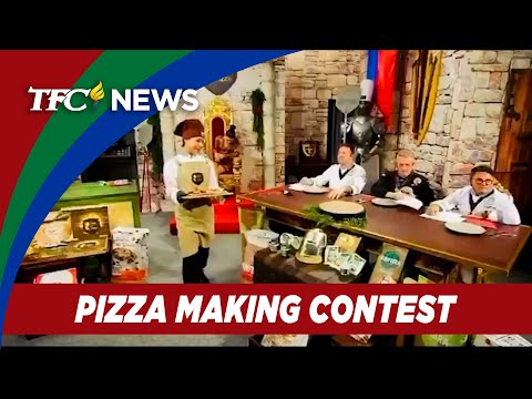 Pinay finalist sa Pizza making contest sa Italian TV TFC News Italy