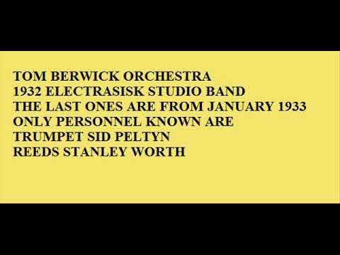 ELECTRADISK  I CALLED TO SAY GOODNIGHT  1933 TOM BERWICK  EL1941