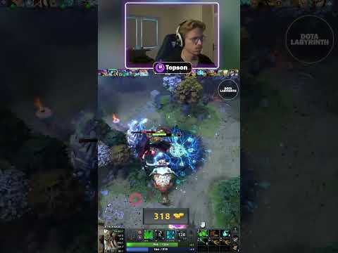 TOPSON SHOWS MAGIC OF STACKS ON EARTSHAKER DOTA 2 #dota2 #gamer #gaming #outplay #twitch