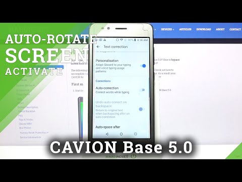 How to (De)activate Screen Rotation on CAVION Base 5.0 – Switch Auto-Rotation