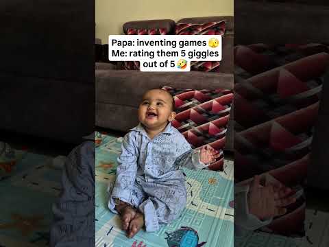 The best moments aren't planned, they are giggled into existence..#cutebaby #baby #funny #viralvideo