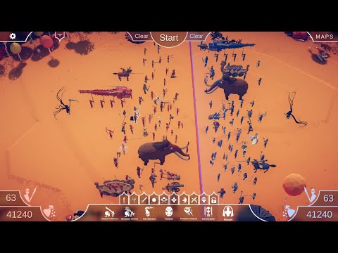 All units Vs. All units (Great war) - TABS