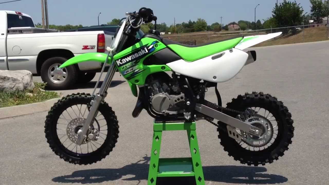 2013 Kawasaki KX65 in Lime Green   2013 Kawasaki Monster Energy KX 65 at Tommy's Motorsports