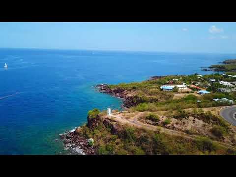 Drone Guadeloupe 4K - Vieux habitants - Anse à la Barque
