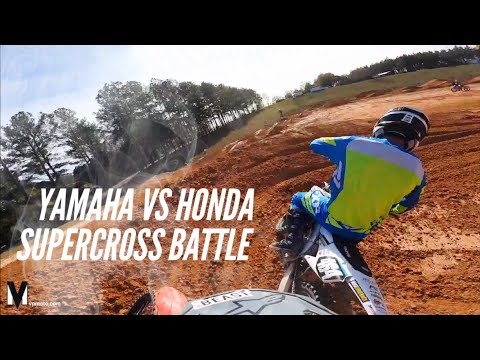 Honda vs Yamaha - Supercross Battle at ClubMX! - GoPro Hero 9