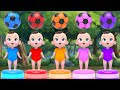Five Little Monkeys Jumping On The Bed & Rock A Bye Baby  Nursery Rhymes & Kids Songs | Kindergarten