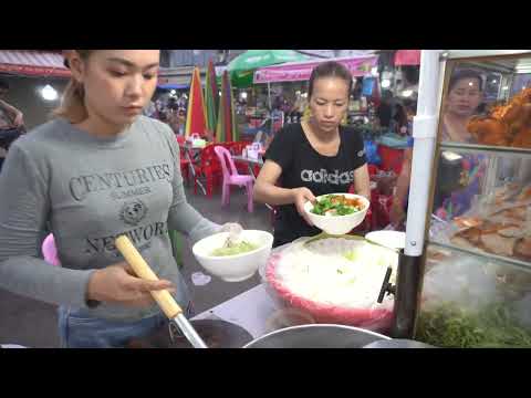 Amazing! Yummy evening street food, Phnom Penh night street food