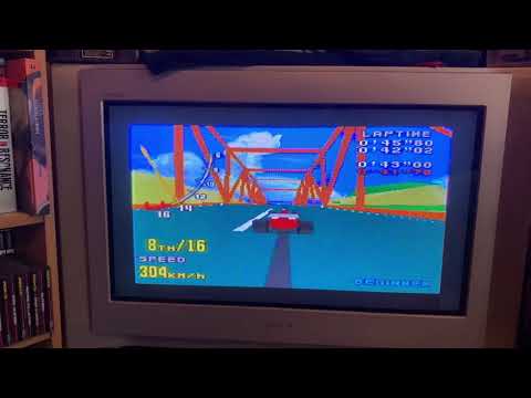 Virtua Racing Mega Drive Course Replay