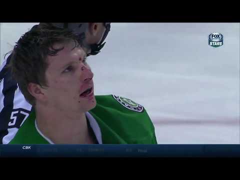 Ron Hainsey vs Antoine Roussel Feb,27 2014
