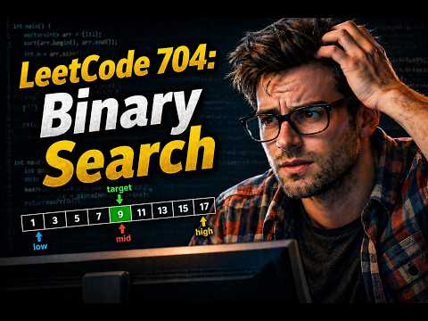 Binary Search Leetcode 704 Python Optimal Ologn Solution