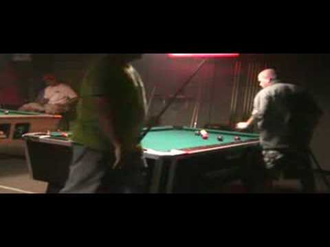 Larry Nevel tries to 3 foul Michael Newsome...