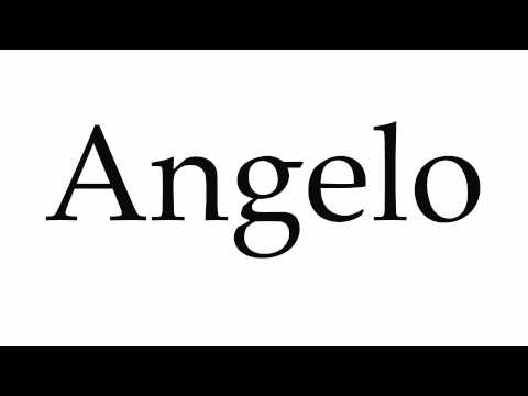 How to Pronounce Angelo