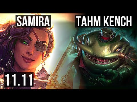 SAMIRA & Alistar vs TAHM KENCH & Senna (ADC) | Quadra, 300+ games | KR Grandmaster | v11.11