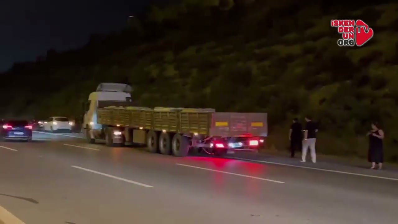 TIR’a Çarpan Otomobilde 1 Kişi Hayatını Kaybetti