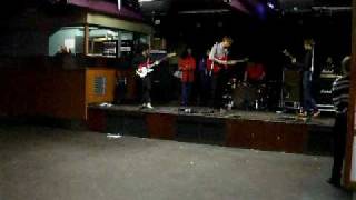 Mando Diao - Manchester sound check 17-09-2009 Blue lining White trenchcoat