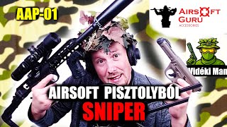 EBBŐL AZ AIRSOFT PISZTOLYBÓL TÉNYLEG BÁRMIT ÉPÍTHETSZ! - SMG, KARABÉLY, DMR (AAP01)