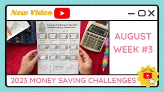 Cash Stuffing Savings Challenges for Week #3 of August - TracEy Monster Savings on Etsy & Payhip