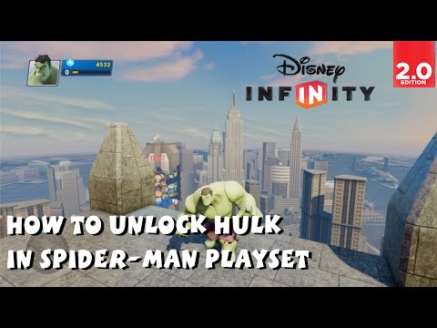 Disney Infinity 2.0 Marvel Super Heroes - How to Unlock Hulk in Spider-Man Play Set