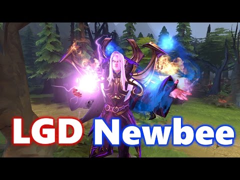INSANE SKILL Game Sccc Invoker - LGD Newbee - The Summit 6 Dota 2