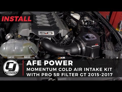 2015-2017 Mustang GT Install: aFe Momentum GT Cold Air Intake System with a Pro 5R Filter