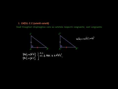 Congruence of right triangles | Lectii-Virtuale.ro
