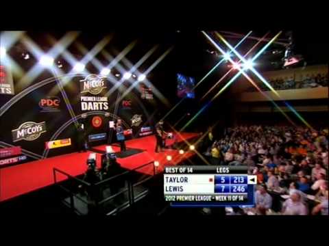 Adrian Lewis vs Phil Taylor │Week 11 Premier League Darts 2012
