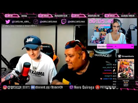 ABRILCAROLINAX REACCIONA A FREESTYLE DE LIT KILLAH Y SONY