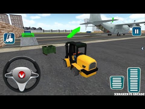 Airplane Pilot Car Transporter Loading Boxes # Forklift # Cargo Plane - Android GamePlay