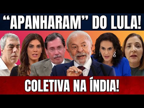 MELHORES MOMENTOS! 22/02! LULA HUMILHA SEM DÓ! JORNALISTAS DA VELHA MÍDIA SAEM "TONTOS" DE COLETIVA!