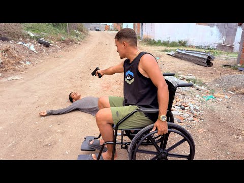 AGIOTA CADEIRANTE METEU BALA NO EMPOLGADO QUE PEGOU DINHEIRO E NÃO PAGOU !