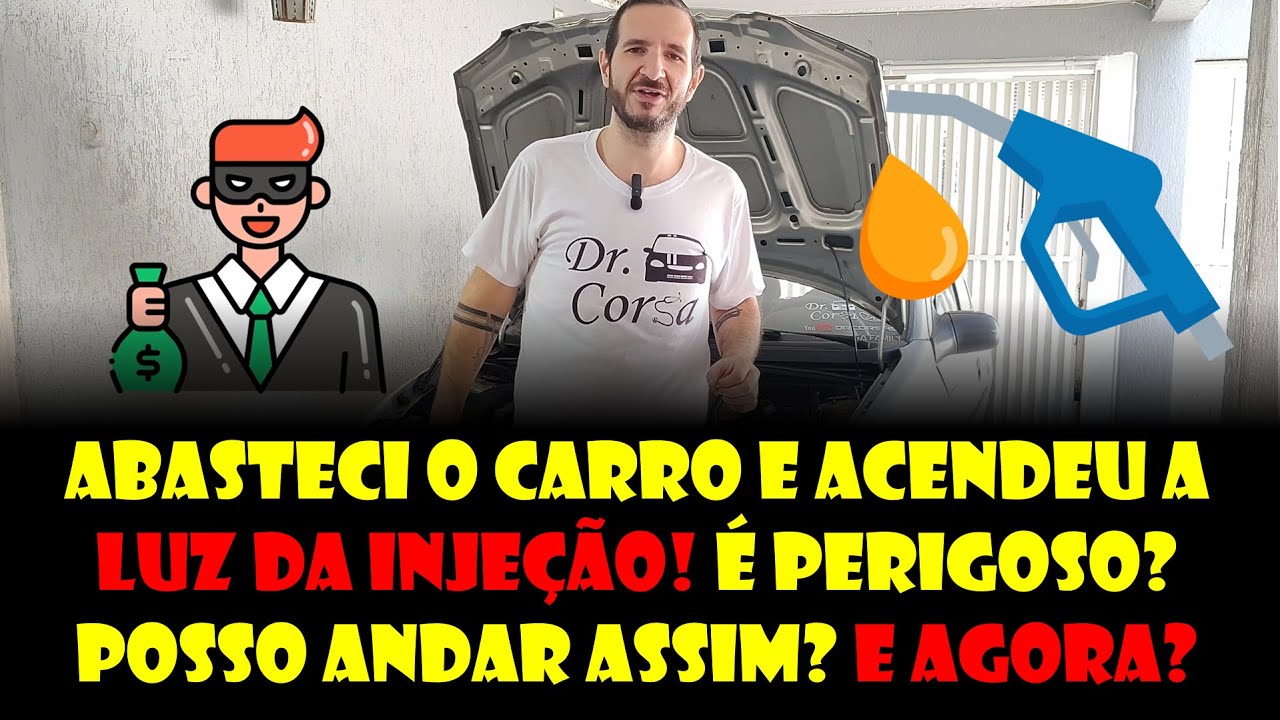 I FILLED UP THE CAR AND THE INJECTION LIGHT CAME ON! Is it dangerous? Can I drive like this? What...