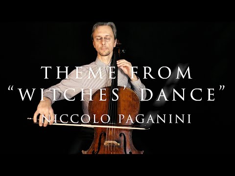 N. Paganini Theme from Witches Dance Suzuki Cello Book 2 Fast, Medium and Slow Tempo