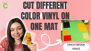 How To Cut Different Color Vinyl On One Mat | Multiple Color Cut | Cricut Design Space