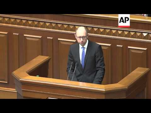 Yatsenyuk and Russia's Gazprom officials comment on supply talks