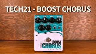Video thumbnail for Tech 21 - Bass Boost Chorus by Bass Stuff